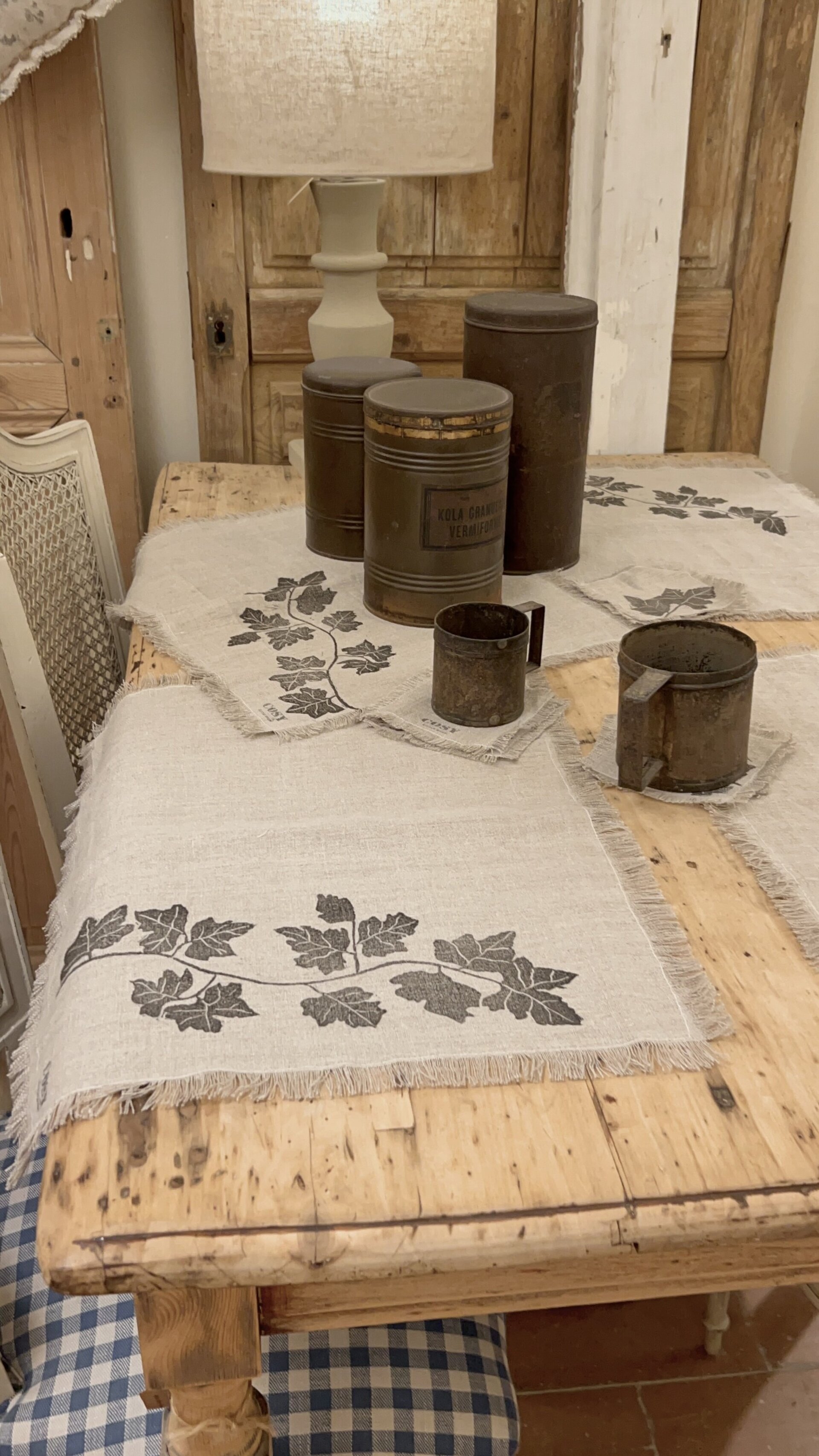 Individual Lino y Hiedra - 6