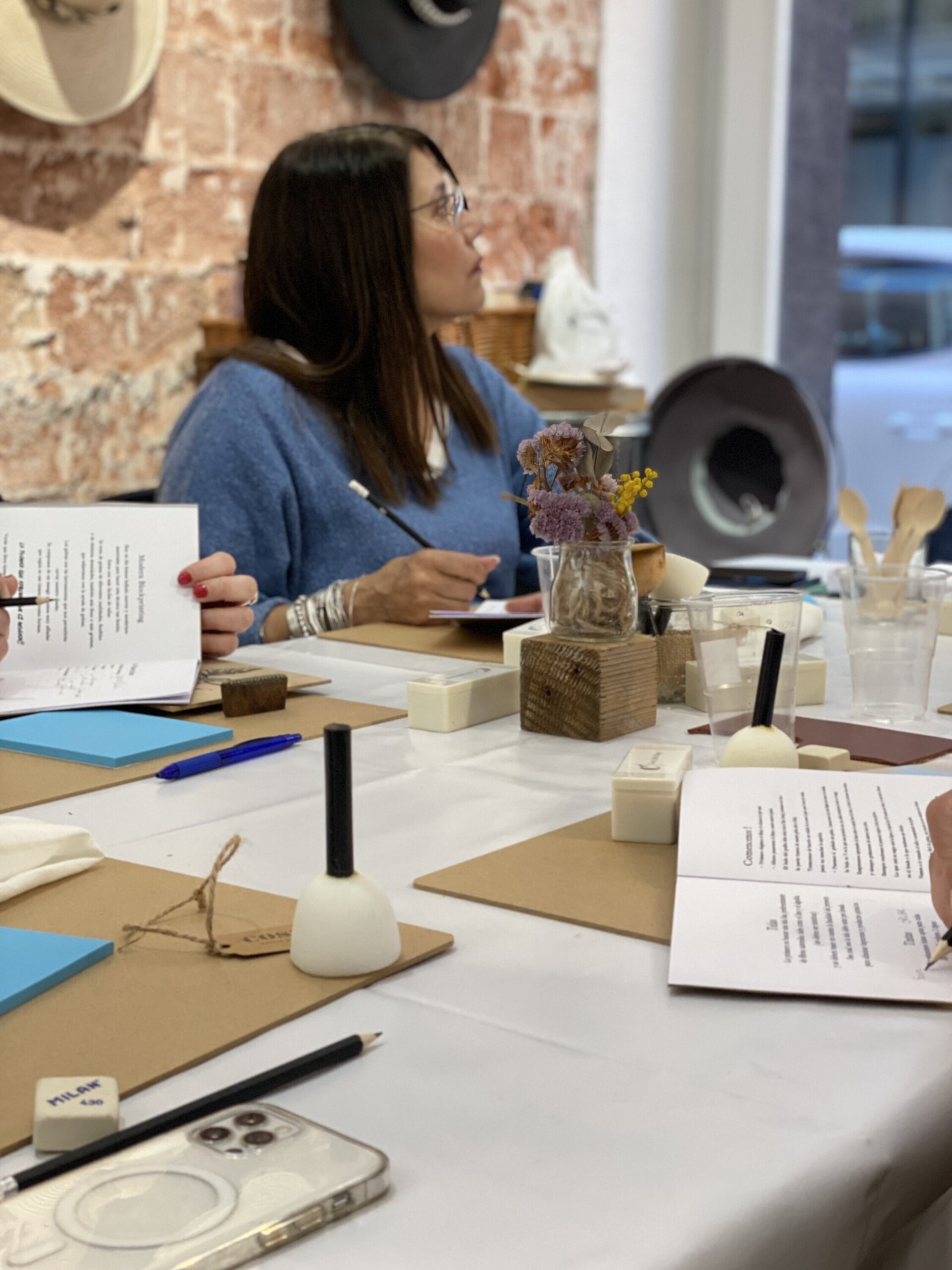 "Taller de Block Printing Grupal" - 4