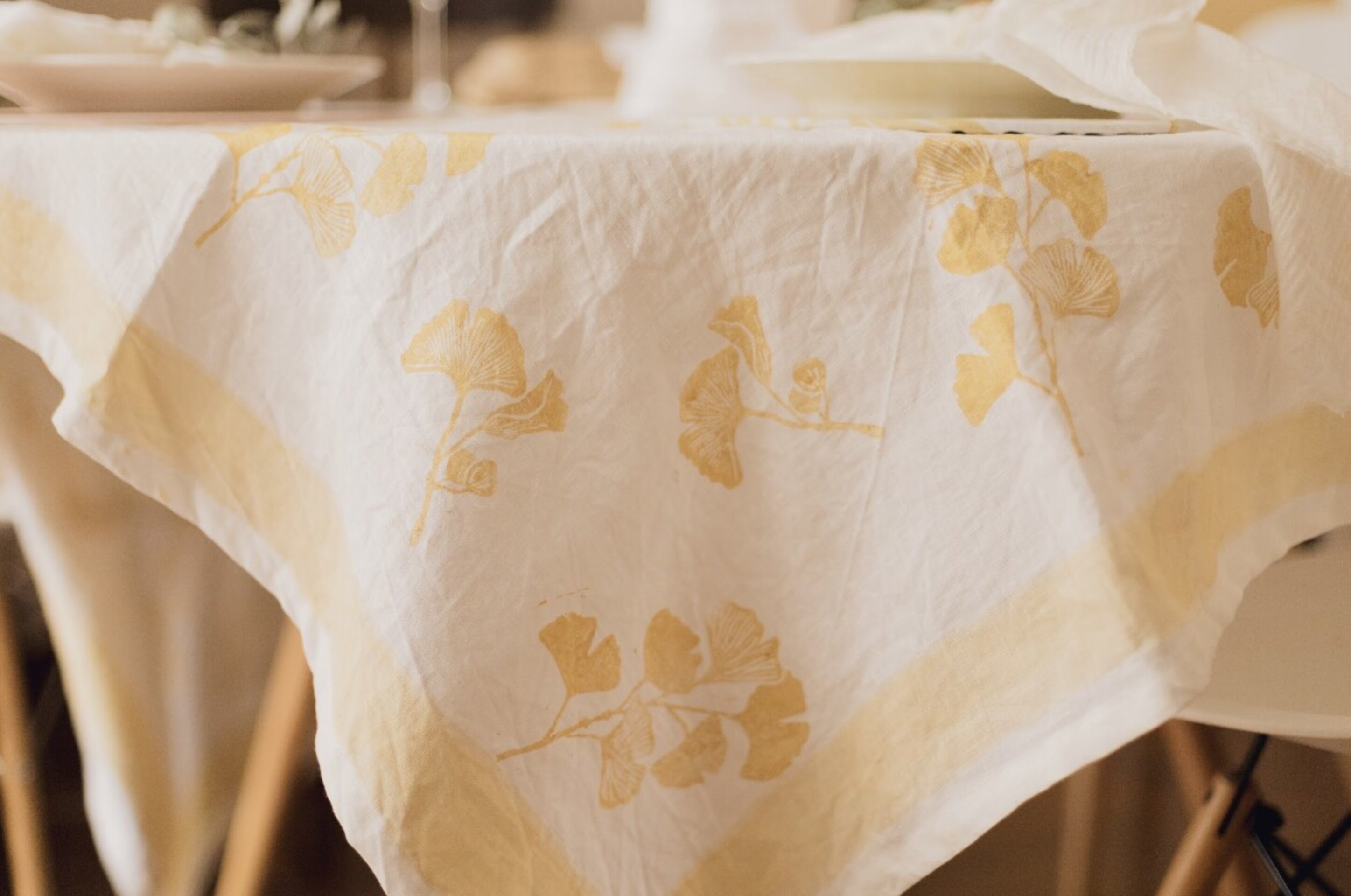 Mantel Estampa Ginkgo - 9