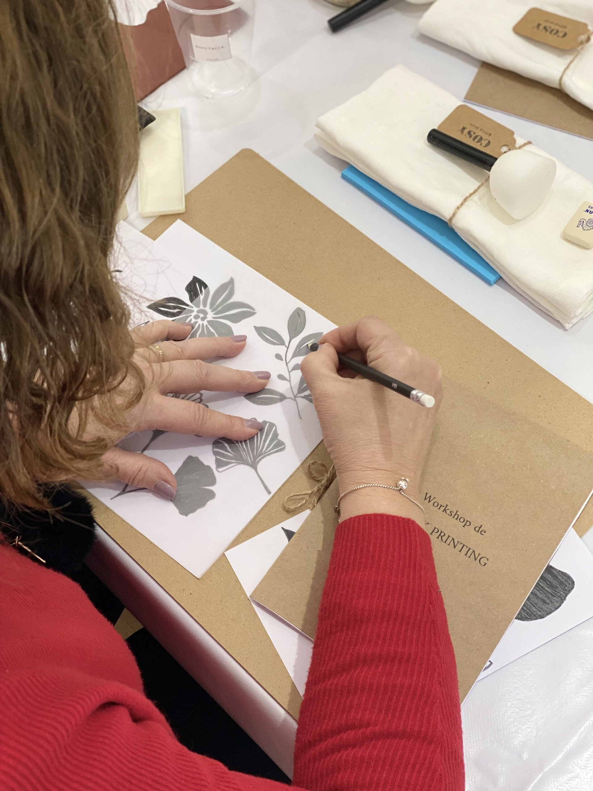 "Taller de Block Printing Grupal" - 7