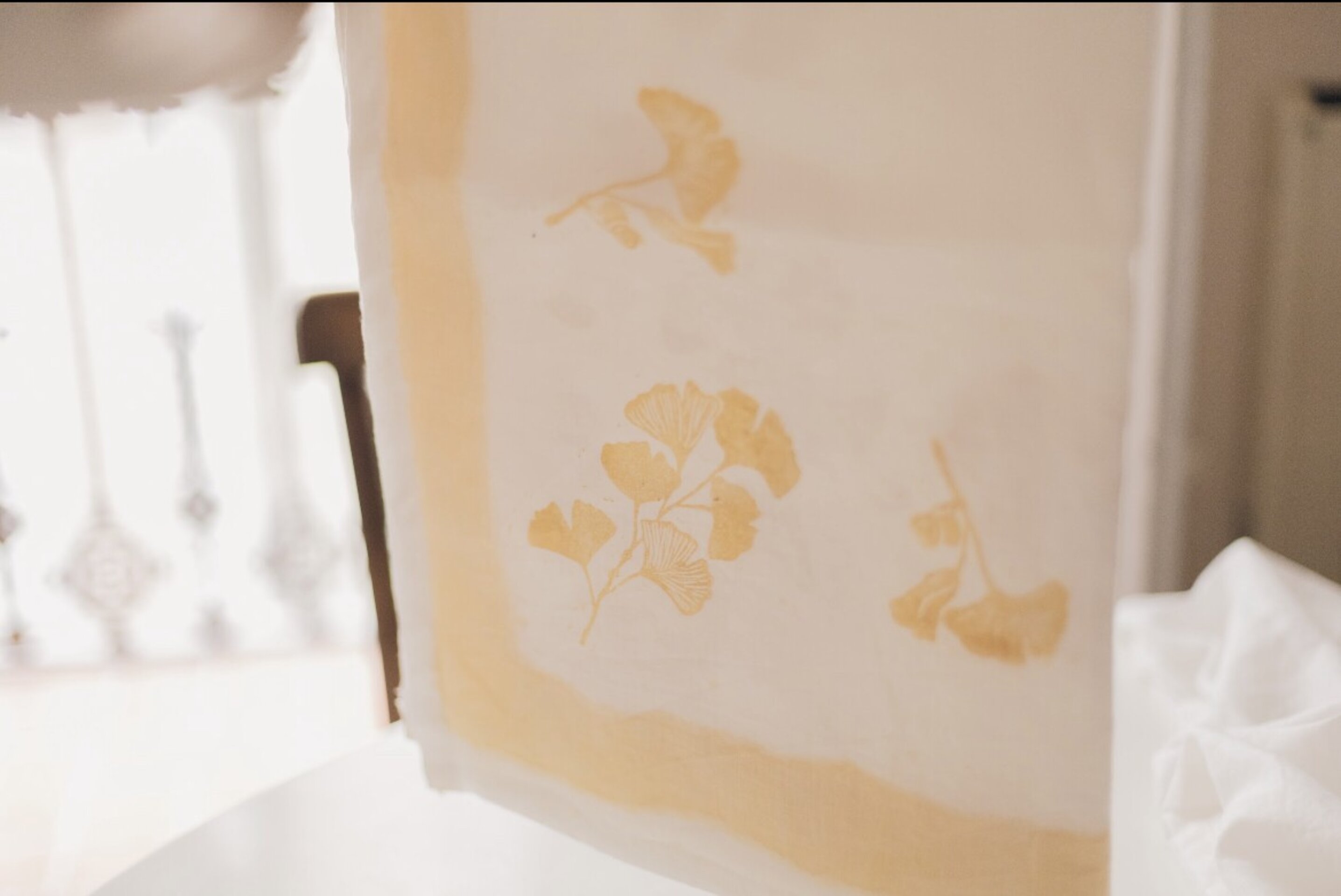 Mantel Estampa Ginkgo - 3